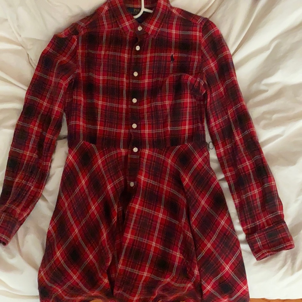 Polo by Ralph Lauren red plaid dress